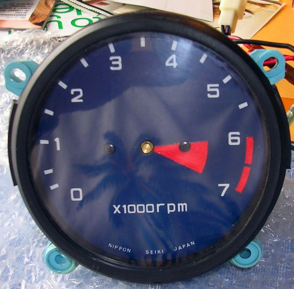 Refinished tachometer Face
