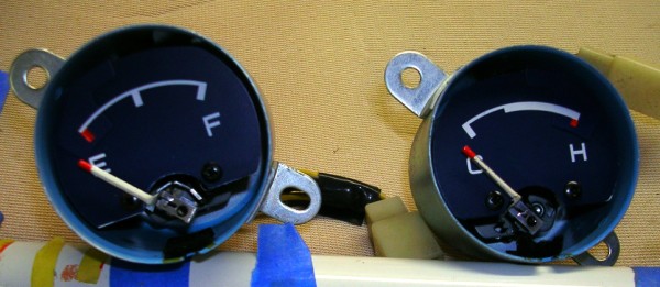 Repainted gauges