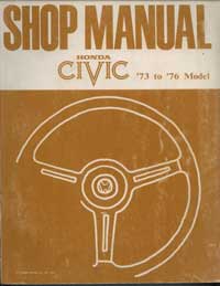 73-76 Honda Shop Manual