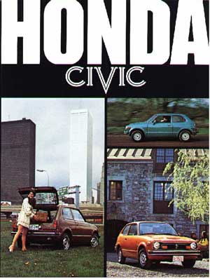 1973 Honda Civic (Toronto Background)