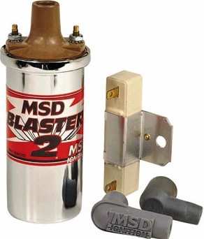 MSD Blaster2 Coil Chrome w/ballast hardw