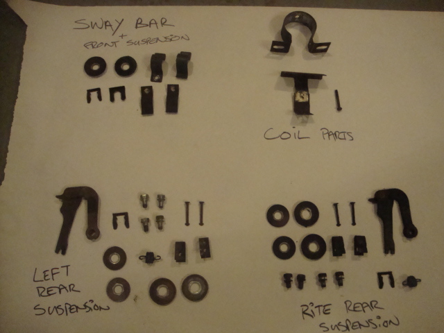 parts ready to go out to the cad platters